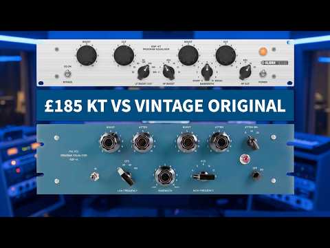 Vintage Pultec EQP-1A vs Klark Teknik EQP-KT