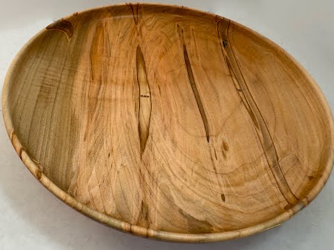 Turning an Ambrosia Maple Bowl — Full Process on the Lathe