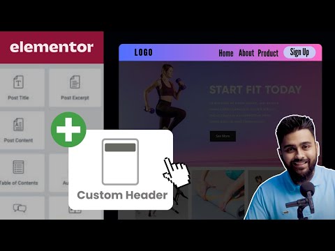 Easily Create Custom Header in Elementor