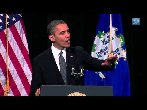Connecticut School Shooting: President Barack Obama speaks at Sandy Hook Victims Vigil