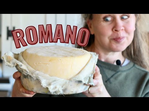 How To Make Romano Cheese || Bandage-Wrapped