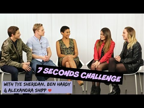 7 SECONDS CHALLENGE ft. Alexandra Shipp, Ben Hardy & Tye Sheridan || K4U.