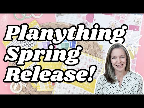 NEW Planything Sticker Books + Pastel Washi | Full Flip Through & Plan With Me