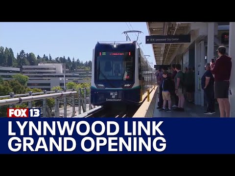 Lynnwood Link light rail extension opens | FOX 13 Seattle