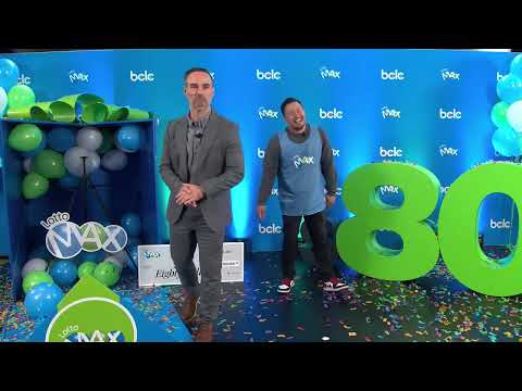 $80 MILLION Lotto Max Winner Celebration