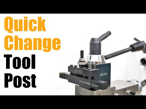 Mini Lathe Upgrade | Quick Change Tool Post Install & First Chips