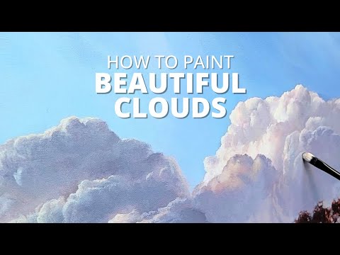 How to paint CLOUDS for beautiful landscapes [Part 2]