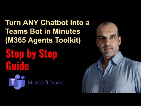Turn ANY Chatbot into a Teams Bot in Minutes (M365 Agents Toolkit)