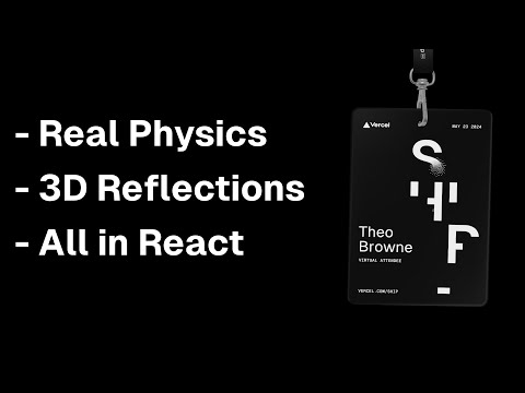 I can’t believe they built this in React