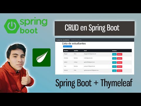 Desarrollo de un CRUD Completo en Spring Boot con MySQL, Thymeleaf y Bootstrap