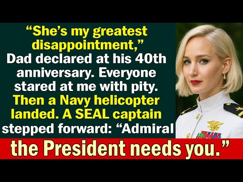 My Father Mocked Me in Front of Everyone — Until the Navy SEAL Helicopter Landed