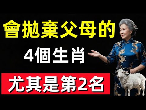 會拋棄父母的4個生肖,尤其是第2名!簡直就是大逆不道!#修行思維 #修行 #福報 #禪 #道德經 #覺醒 #開悟 #禅修