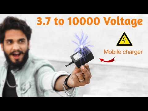 खराब Mobile Charger से बनाया High Voltage Generator || How to make High Voltage Generator