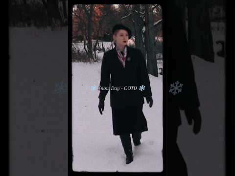 1950s Snow Day Outfit // Vintage Winter OOTD #shorts