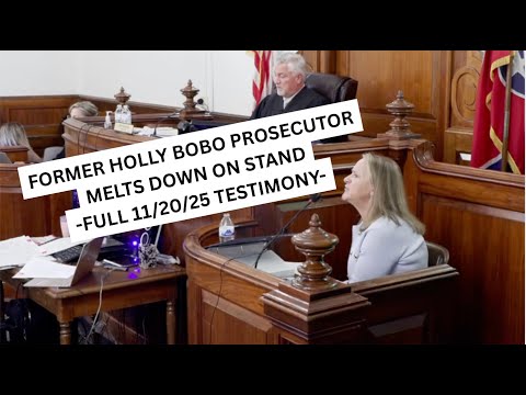 Zach Adams v State of TN - former Holly Bobo prosecutor Jennifer Nichols full testimony (11.20.25)