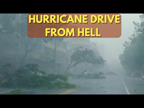 Driving In The Core Of Typhoon KRATHON - Don't Try This