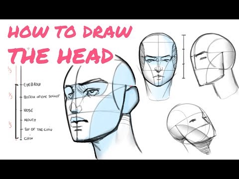 👱 Learn to Draw the Head in Any Angle - Tutorial for Beginners