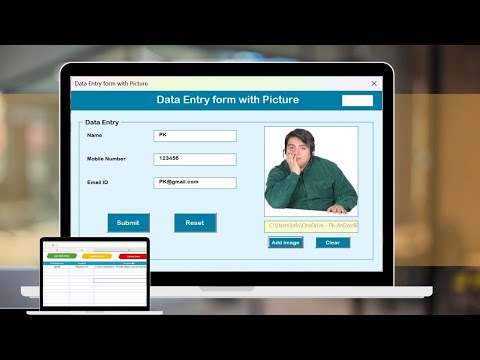 Data Entry form with Picture Box in Excel VBA || Complete Tutorial and Free Download