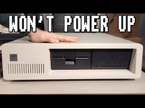 This IBM PC XT won't turn on, let's fix it