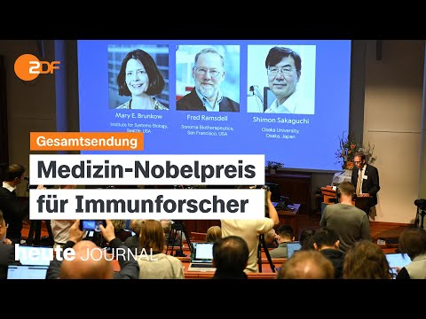 heute journal vom 06.10.2025 Medizin-Nobelpreis, Regierungskrise in Frankreich, Gaza-Verhandlungen