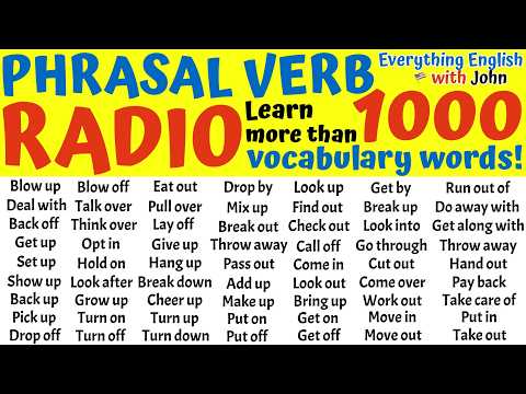 1000 Phrasal Verbs in English to Be Fluent in Almost ANY Situation