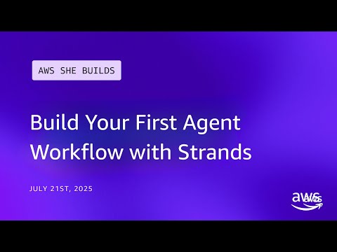 Build Your First Agent Workflow with Strands