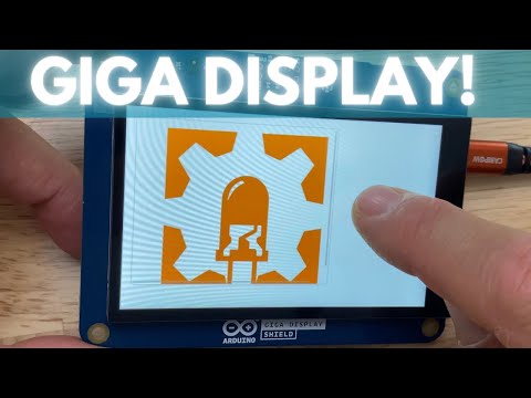 Arduino Giga Display for Giga R1 WiFi - first impressions  #Giga Display #Giga R1 WiFi #arduino