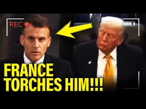 FRANCE Prez DESTROYS Trump in HISTORIC SPEECH!!!