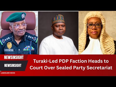 Turaki-Led PDP Heads to Court Over Sealed Party Secretariat
