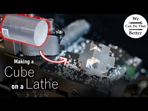 Turning a Cube on a Lathe - A Different Turners Cube