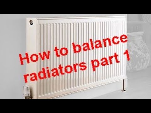 BALANCING RADIATOR EXPERIMENT PART 1 looking into the ways of balancing rads and seeing if they work