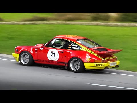 Porsche 911 Carrera 3.0 RSR IROC Max Attack on Bernina Hillclimb - Starts, Accelerations & Sound!