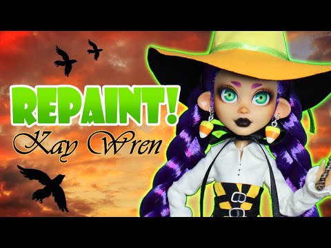 Repaint! Kay Wren the Witch in Training ☆ Halloween Collaboration 2021