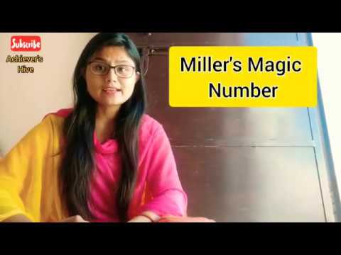 Miller's Magic Number in Hindi 2020 #psychology2020