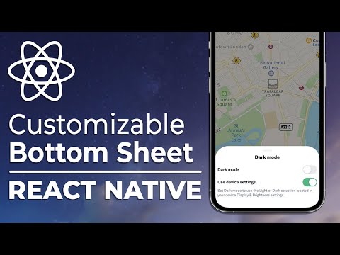How to Present a React Native Bottom Sheet