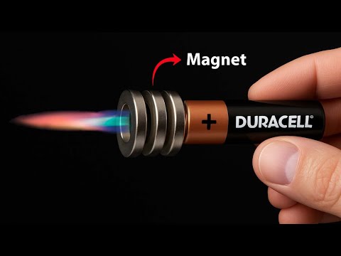 I Built a Welding Machine Using a Battery and Magnets!