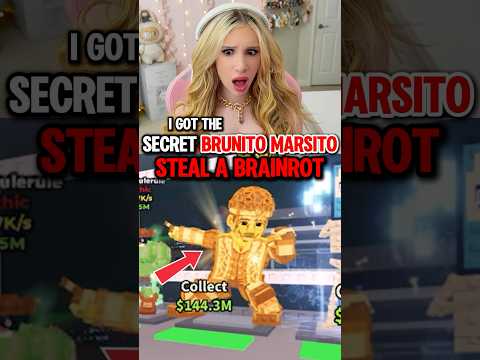 Did You Get The “BRUNITO  MARSITO” BRAINROT in STEAL A BRAINROT on ROBLOX?! 🕺