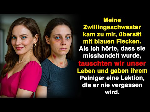 Mit meiner blaugeschlagenen Zwillingsschwester tauschte ich Plätze und quälte ihren Mann!