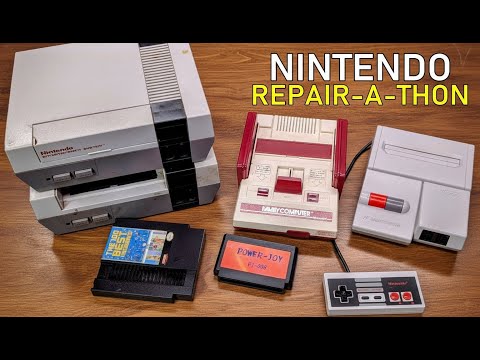 Can I fix four broken Nintendo game consoles?