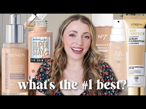 Ranking *5* Drugstore Foundations + Showing Them on my Face!