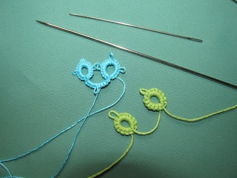 МК  Как плести кружево фриволите иглой