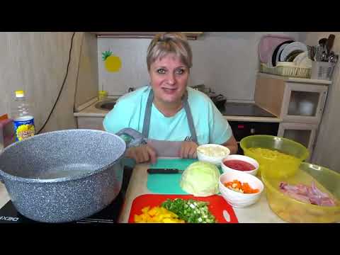 Меню на неделю ЭКОНОМНЫХ Обедов или Ужинов! Капуста с мясом, печень с макаронами ,тушеный картофель!