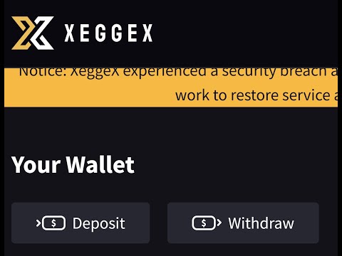 XEGGEX "officially" gone with my coins