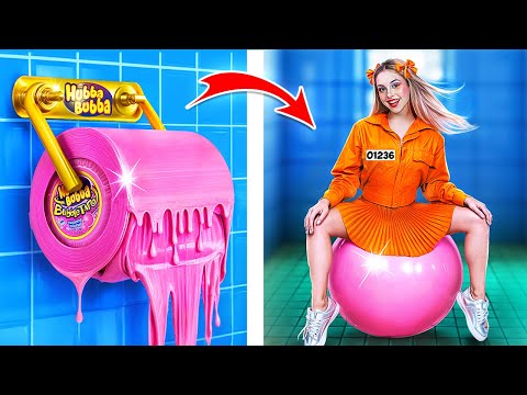 Hogyan csempészd be Candy-t a börtönbe! Csodálatos élelmiszer-hackek és vicces helyzetek!