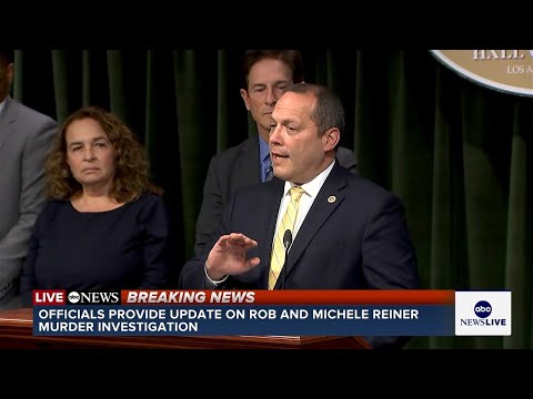 LIVE: Los Angeles DA gives update on investigation into murder of Rob Reiner and wife