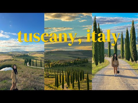tuscany travel vlog 🇮🇹 |  siena, pienza, montepulciano & more!