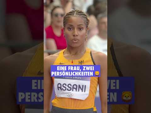 Mika Assani ist Weitspringerin - mit Alter Ego 😉 #leichtathletik #selfcare #strongwomen #vlog #doku