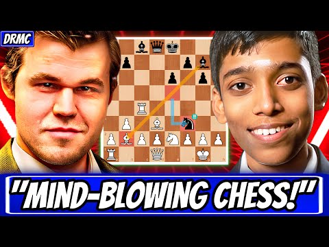 Praggnananda IS NOT HUMAN! Humbles Magnus Carlsen w/ SHOCKING MOVE! (Praggnanandhaa Vs Magnus!)