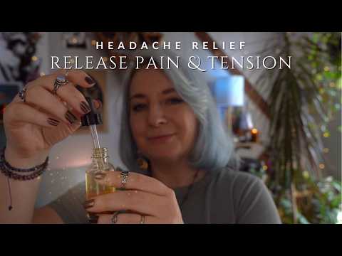 asmr reiki 💧Heal Pain & Tension 🌀 Migraine & Headache Relief - softspoken energy work session