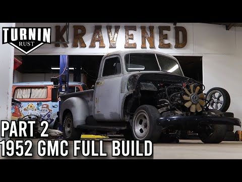 Swapping Over The 5.3 LS | 1952 GMC 3100 Restoration Part 2 | Turnin Rust